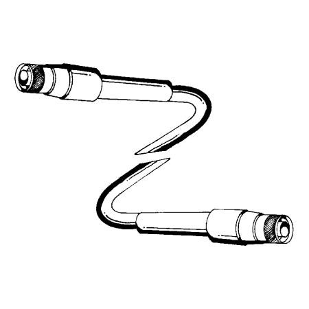 JMA WIRELESS 6' FSJ1-50A Jumper with N Male connectors on each end. Low PIM.