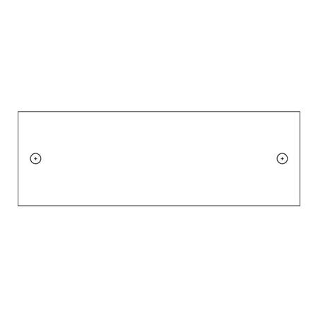 HARGER 1/4" x 2" x 144" Copper Ground Bar with N hole pattern.