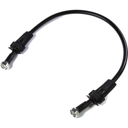 COMMSCOPE 10' SureFlex Jumper Consists of LDF4-50 1/2" Heliax cable with 4.3-10 Male conn & DIN Male conn. PREMIUM LOW PIM JUMPER with Sureguard.