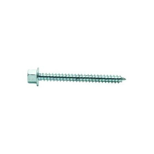 UNEEDA BOLT 1/4"-10 x 1" Zinc Finish Steel Hex Washer Head Lag Screw. Pack of 100.