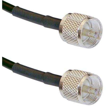WIRELESS SOLUTIONS 10' TWS195 Jumper. Made of TWS195 with UHF Male on both ends