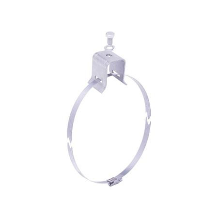 HARGER Tower Standoff with Hose Clamp, S tainless steel for .75-1.75" OD round me mber. 10pk