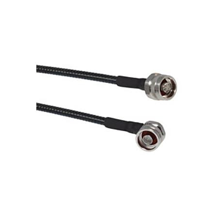 WIRELESS SOLUTIONS Custom 1/2" Coax Jumper. 42' long. LDF4RK-50A Retardant cable with N Male to N Male Right Angle. Test Required. 2 Labels.