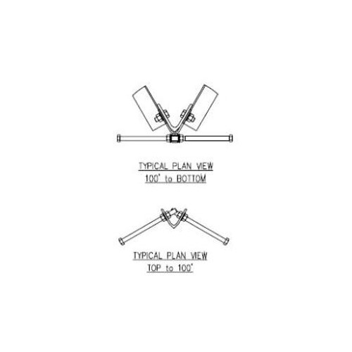 TRYLON Step Bolt Kit for 90 foot S600 tower (2 welded sections and 7 screw-in sections)