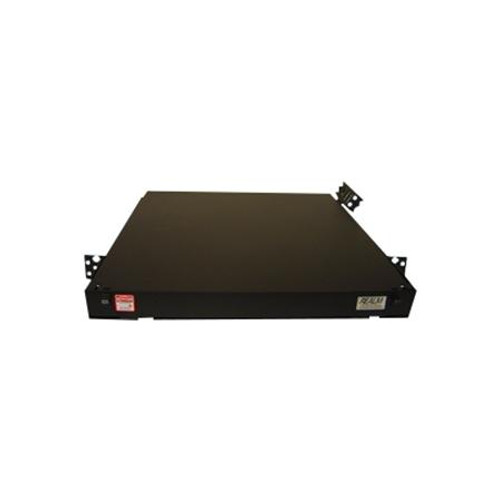 REALM LR-E2A-E2A-RM16-10K 16x E2000/APC-E2000/APC SM, 9um core, 250um bare fiber, installed in RDS Rack Mount 2U panel, 19" rack w/E2000/APC Adapters