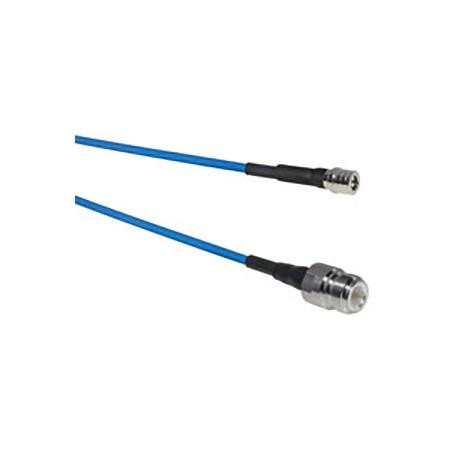 TIMES 6' TFT-402 Jumper with N Female to QMA Male connectors. Low PIM.