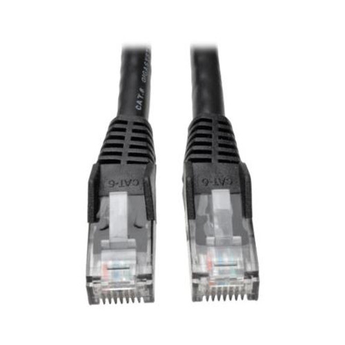 25' Cat6 Gigabit Patch Cable RJ45 M/M - Black