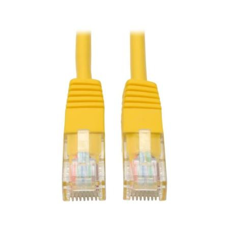 Cat5e 350MHz Patch Cable (RJ45 M/M) - Yellow, 1'