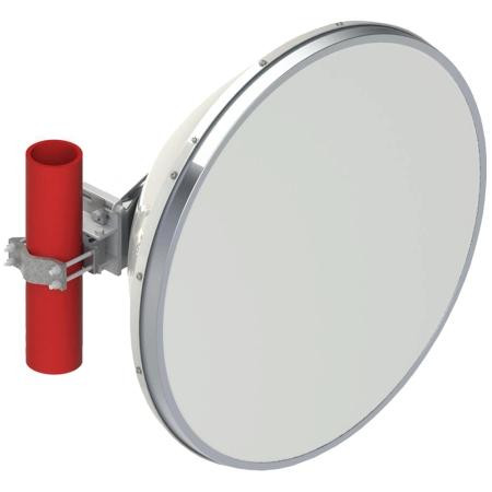 COMMSCOPE 10.125-11.700 GHz 3' Valuline High Performance Low Profile Antenna w/ optional side arm. Single pol. 1.5 deg vert BW. CPR90G flange. White.