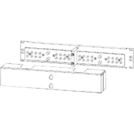 GE Critical bus bar assembly. Mounts on top of 23" rack system. 8 String Positions (1/4 on 5/8") 2 Bulk Positions (3/8" on 1")