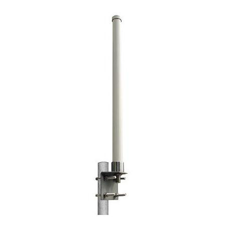 L-COM 900 MHz vertical omni. 6 dBi gain. N Female connector. 100 W max input power. White fiberglass construction.