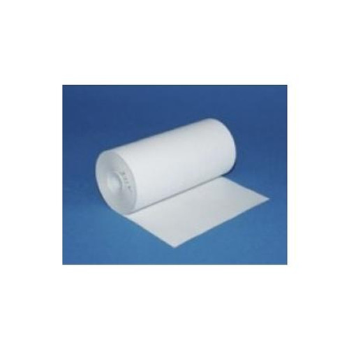 DT ZQ520 4" Continuous Roll 2.4 Mil DT Uncoated Receipt Paper. 36 rolls per case.