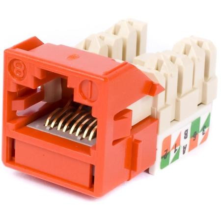 COMMSCOPE Uniprise UNJ600 Category 6 U/UTP Information Outlet. Orange.