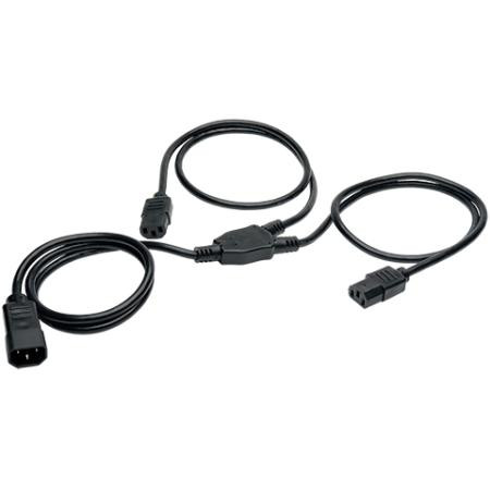 TRIPP LITE 6' Universal Extension Cord, C14 to 2xC13.