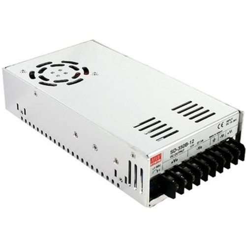 MEANWELL 350W single output DC-DC converter. 36-72 VDC input. 48VDC 7.3 amps output.