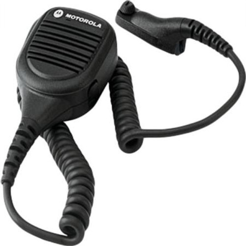 MOTOROLA IMPRES noise-cancelling remote speaker microphone for APX 4000 P25 radios.