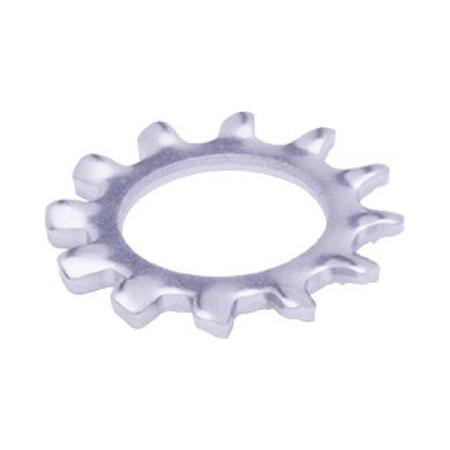 HARGER 1/4" stainless steel star washer, 100 pack.