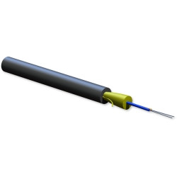 Tactical Tight-Buffered Bend-improved cable, 2 F, 0.9 m singlemode (OS2). Max attenuation - 3.4 dB/km / 1.0 dB/km dB/km