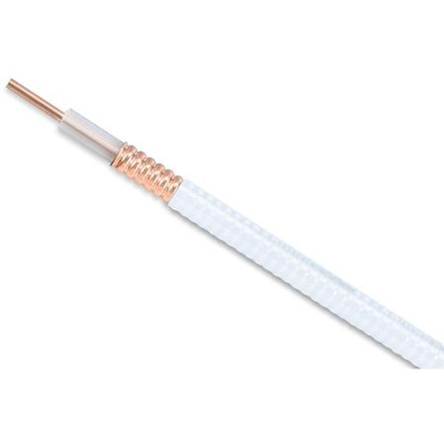 COMMSCOPE 1/2" Plenum Air 50 ohm cable. HL4RPV-50. Uses LDF4 connectors. Off White.*No automated prep tool available. MCPT-L4 is the prep tool that works.