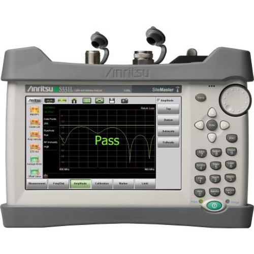 ANRITSU Site Master, 2 MHz to 4 GHz Cable and Antenna Analyzer with built-in Power Meter, 50 MHz to 4 GHz. *Needs Calibration Components