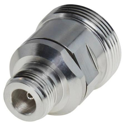 RF INDUSTRIES 7/16 DIN Female to N Female.White Bronze tri-metal, Stainless Steel, Coupling Nut. Low PIM -150dBc VSWR: 1.10:1. Up to 5,500MHz.