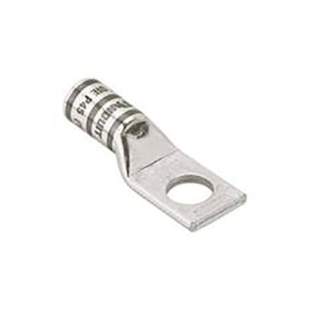 PANDUIT One-hole, standard barrel with window lug, #6 AWG wire, 1/4" stud hole
