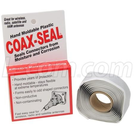L-COM CONNECTIVITY Hand Moldable Plastic Weatherproofing Tape‚ 1/2 in. x 5 ft. roll.