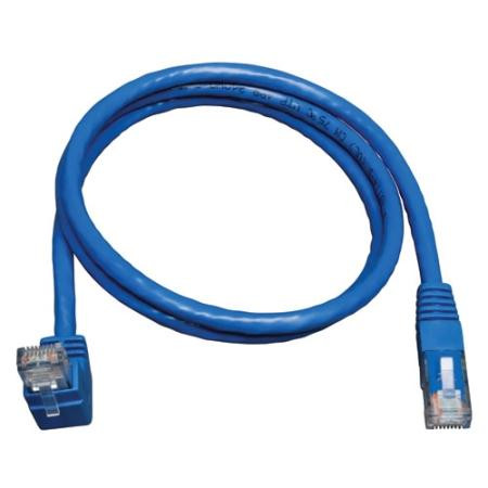 5' Cat6 Gigabit Assembly RJ45 R/A UpM - RJ45M Blue