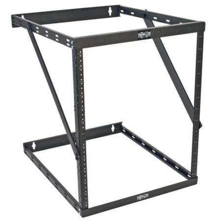TRIPP LITE 8U/12U/22U Expandable Low-Profile Wall-Mount 2-Post Open-Frame Rack, 18 (8U)/25 (12U)/42 (22U)H x 20W x 24D