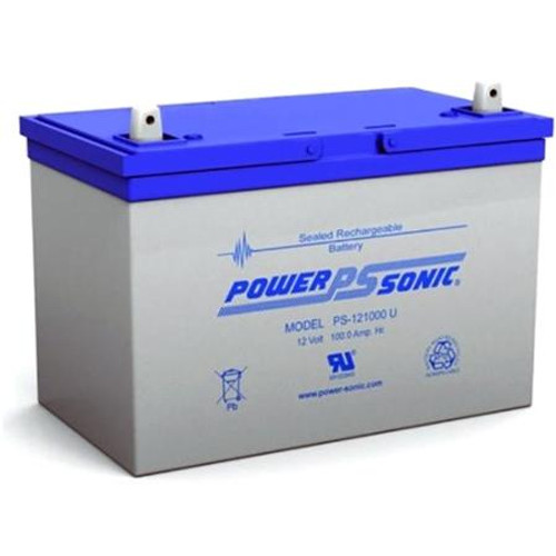 The Power Sonic Rechargeable Sealed Lead Acid Battery, 12 Volt 100.0 AH.