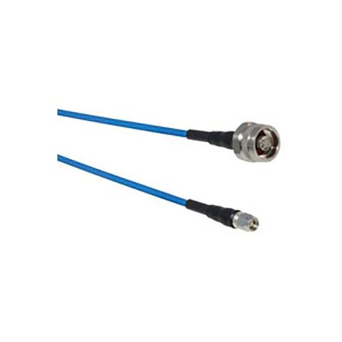 ADVANCED RF 6' SF141 Low PIM Jumper with Straight N Male to Straight SMA Male connectors.