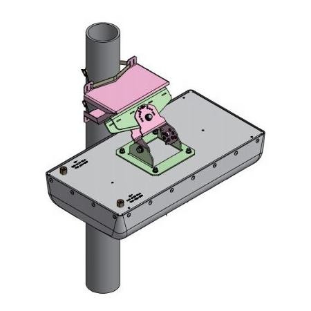 JMA Inverted mount for stadium antennas. Mounts to poles with 4" to 10" outer diameter.