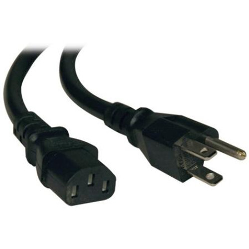 TRIPP LITE 2' AC Power Cord, NEMA 5-15P to IEC-32-C13.