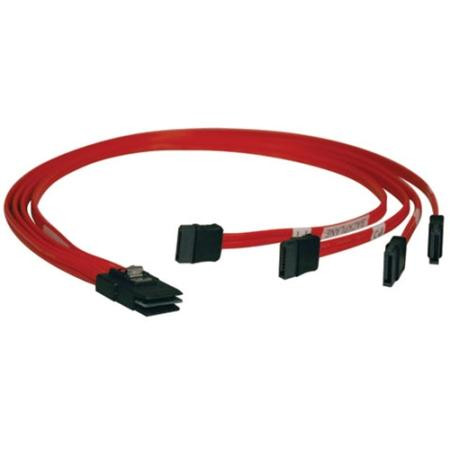 3' Internal SAS 4Lane miniSAS SFF-8087-4xSatA 7pin