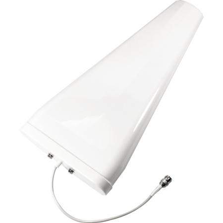 SURECALL 698-960/1710-2700 MHz yagi antenna. 8dBi gain, 100 watts. Vertical polarization. Incl jumper with F female term & mtg hardware.