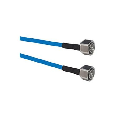TIMES MICORWAVE 2.0 meter SPP-250-LLPL 1/4" low loss, low PIM, PIM rated cable with 4.3-10M connector on one end and 4.3-10F connector on the other.