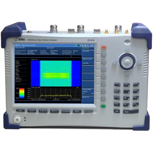 VIAVI JD785B Base Station Analyzer w/ 9 kHz to 8 GHz spectrum analysis and 5 MHz to 6 GHz cable and antenna analysis.