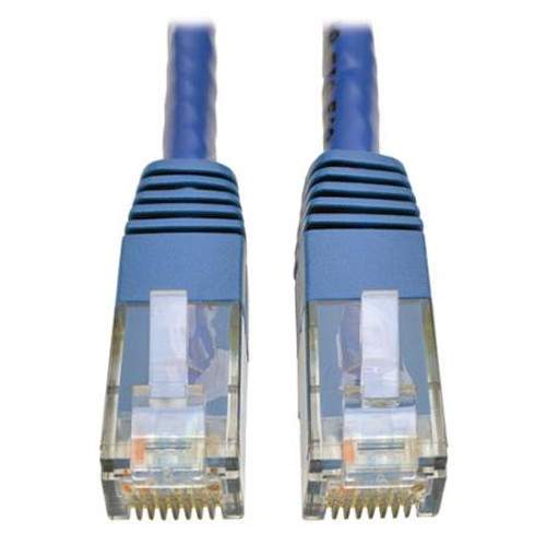 1' Cat6 Gigabit Patch Cable (RJ45 M/M), Blue