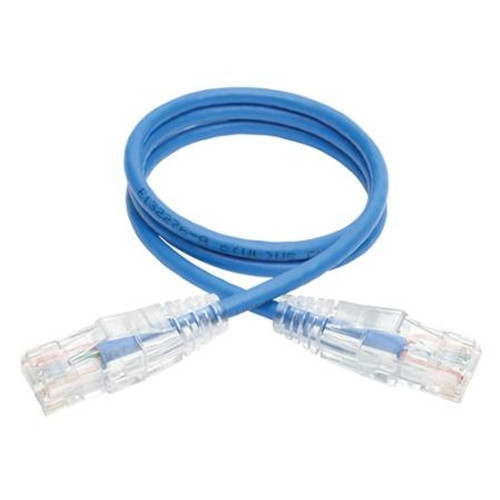 2ft Cat6 Gigabit Slim UTP Patch Cable RJ45 M/M Blue