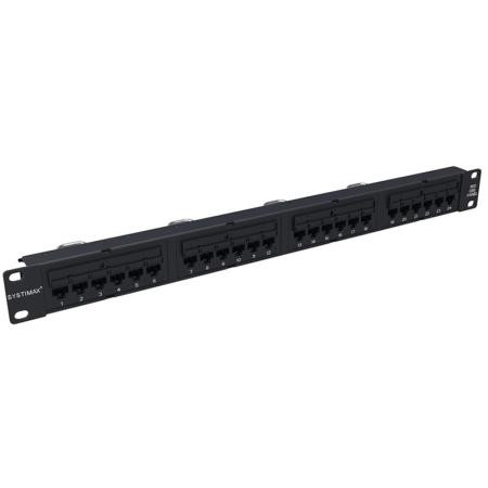 COMMSCOPE 24-Port 1100 GS6 Network category 6A panel for #22- #24 AWG conductors.