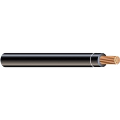 SOUTHWIRE THHN-1/0-STR-BLK copper wire.