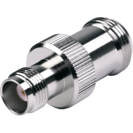 RF INDUSTRIES TNC female to N female straight adapter. 1" long. .