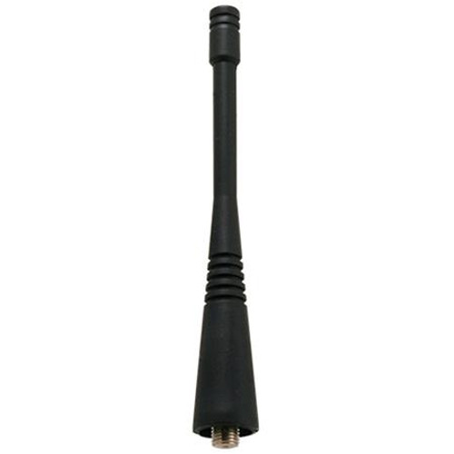 EM-P90111-SF 1/4 Wave Direct OEM Replacement Portable Antenna 698-870 MHz 2dBi Gain, 4" Flexible, Rugged & Weatherproof, Integrated/Molded Cap