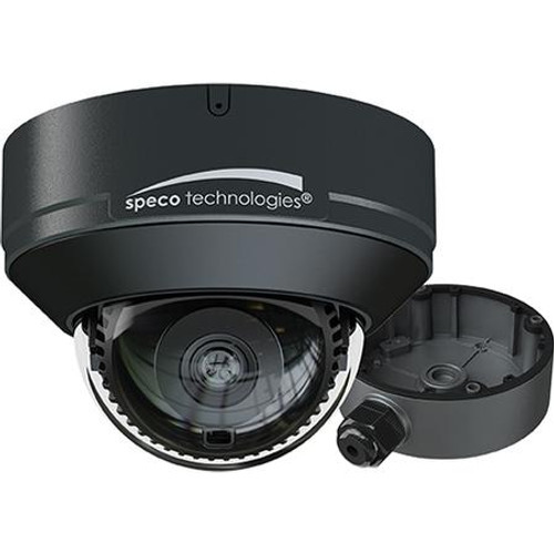 SPECO 4MP Intensifier AI IP Dome Camera with Junction Box, 2.8mm fixed lens, NDAA