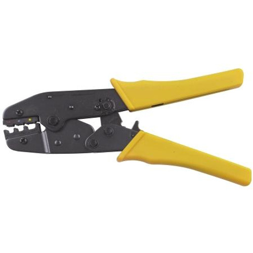 SARGENT Economy Insulated Terminal Lug Crimper crimps conductor & insulation portion in one closure. For 22-16,16-14 12-10AWG wire. Full ratchet. 20,000 cycl