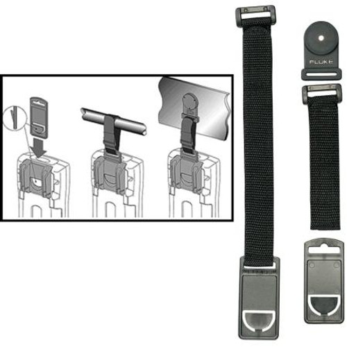 FLUKE ToolPak for the handheld mutimeters. Fits into the back of the meter to allow hanging your meter while taking measurements. Universal.