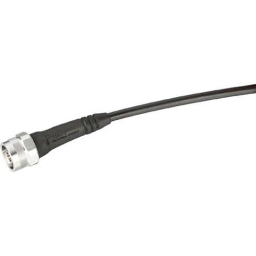 TIMES MICROWAVE LMR240MA cable. 1/4" O.D. 50 ohms. Stranded outer conductor, foam polyethylene vs solid gives lower loss. 0.75" bending radius. $ per foot.