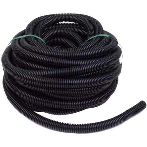 VENTEV split loom tubing. Auto-grade tubing for protecting wire harness & cable runs. 1/4" ID. 100' long Polyethylene. Temp rating 200 deg F