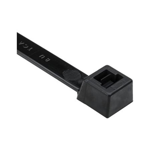 TYTON 15" x 3/8" heavy locking cable tie. Black color. 25 pieces per pack. 175 Lb Tensile strength. Made of Nylon 6/6. UV rated