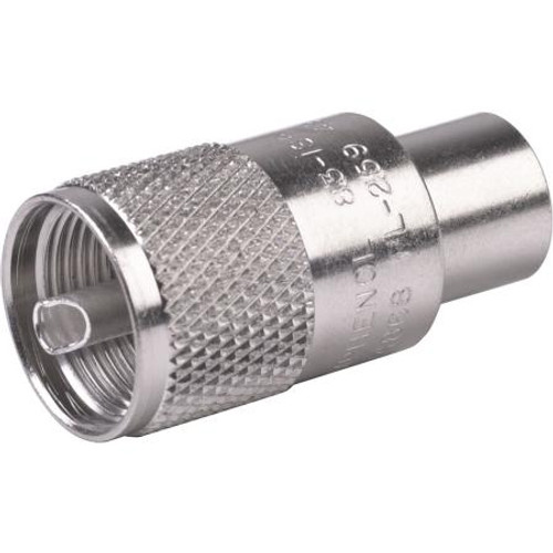 AMPHENOL nickle plated PL259 UHF male for use with RG-8, 9, 11, 13, 63, 87, 149, 213, 214, 216 and 225. .